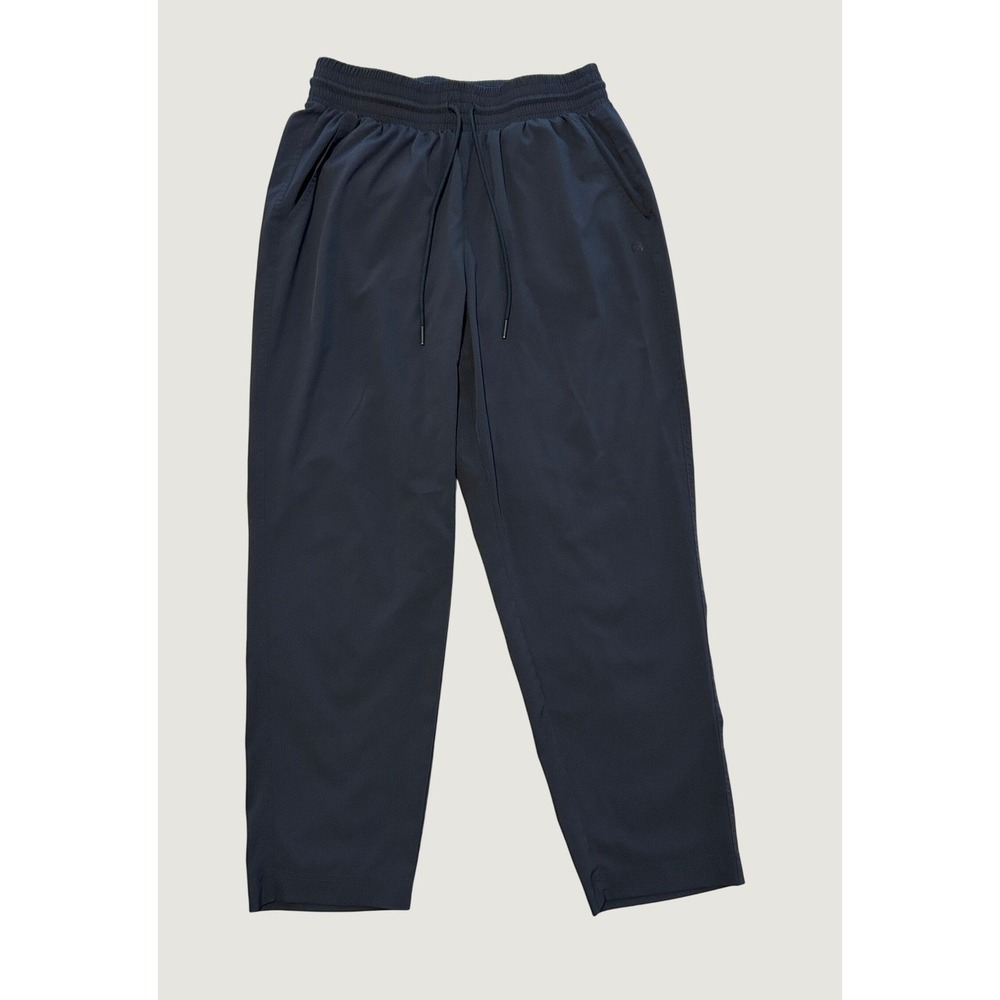 GapFit Training Pants Navy Blue Elastic Waist Drawstring Athletic Large 1456